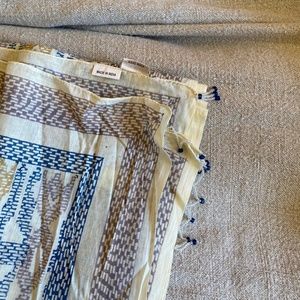 Blue, Grey, & Yellow Scarf